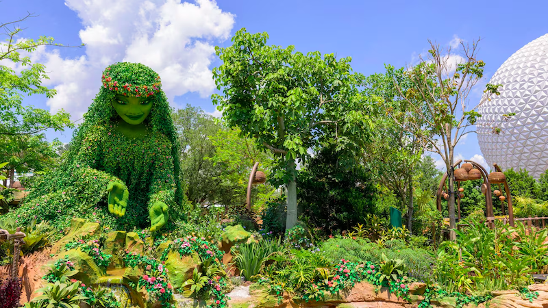 Cenário da atração de Moana - Journey of Water no Epcot da Disney Orlando